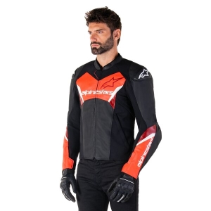 Geaca de piele ALPINESTARS FASTER V3, 8