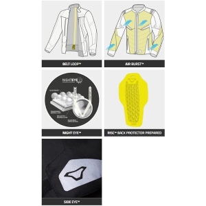 Geaca de vara textil dama MACNA ORCANO Night Eye™ 2.0, 3