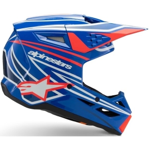 Casca cross-enduro de copii ALPINESTARS S-M3 YOUTH WURX ECE06, 13