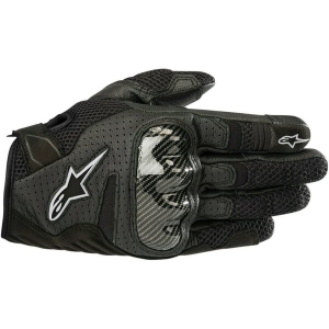 Manusi de piele dama ALPINESTARS STELLA SMX-1 AIR V2 XS Negru/Roz, 3