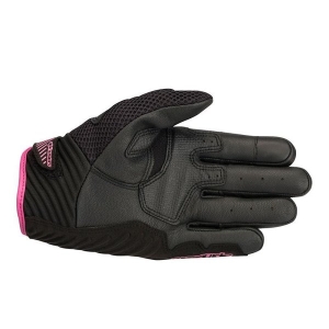 Manusi de piele dama ALPINESTARS STELLA SMX-1 AIR V2 XS Negru/Roz, 4