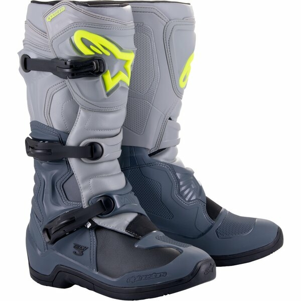 Cizme cross-enduro ALPINESTARS TECH 3 BOOT 42 Negru/Alb/Galben/Rosu
