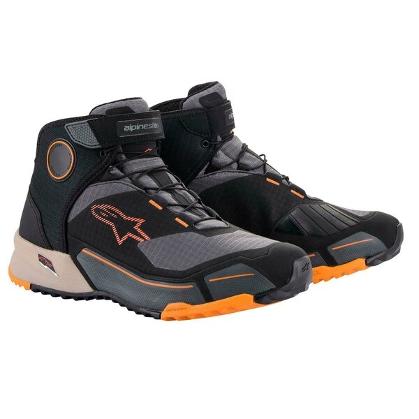 Ghete moto ALPINESTARS CR-X DRYSTAR 44 Negru/Gri/Galben fluo, 5