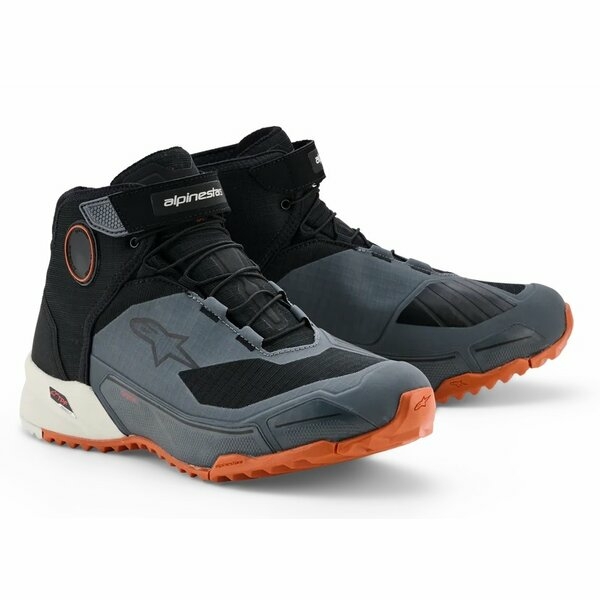 Ghete moto ALPINESTARS CR-X DRYSTAR 44 Negru/Gri/Galben fluo, 2