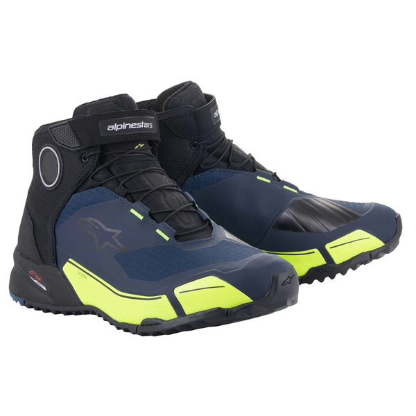 Ghete moto ALPINESTARS CR-X DRYSTAR 44 Negru/Gri/Galben fluo, 24