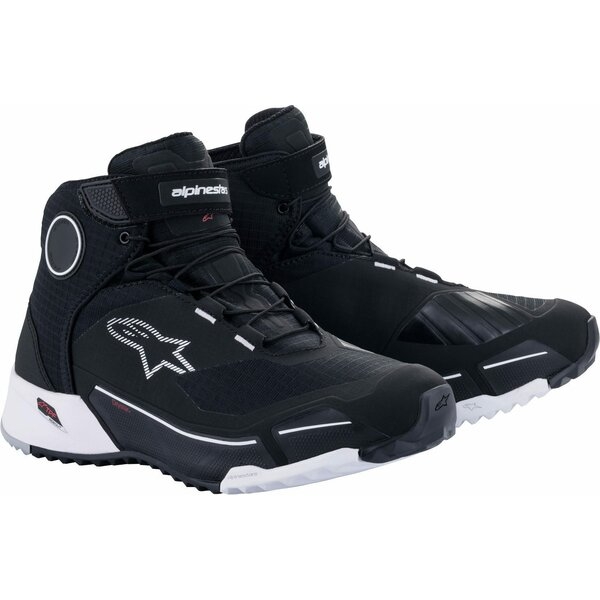 Ghete moto ALPINESTARS CR-X DRYSTAR 45 Negru/Albastru/Portocaliu fluo, 3