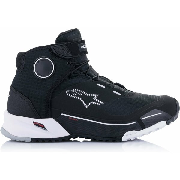 Ghete moto ALPINESTARS CR-X DRYSTAR 45 Negru/Albastru/Portocaliu fluo, 23