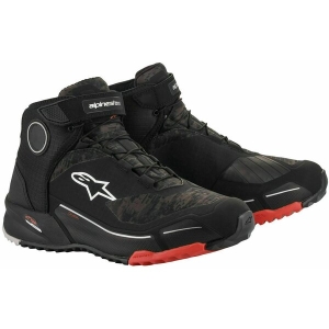 Ghete moto ALPINESTARS CR-X DRYSTAR 45 Negru/Albastru/Portocaliu fluo, 15