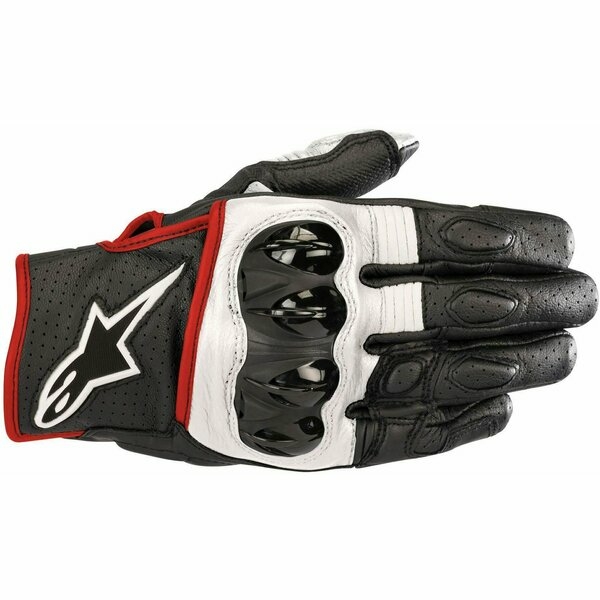 Manusi de piele sport Alpinestars Celer V2 XXL Negru/Alb/Rosu