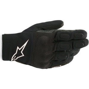 Manusi de piele impermeabile ALPINESTARS S-MAX DRYSTAR S Negru/Rosu, 6