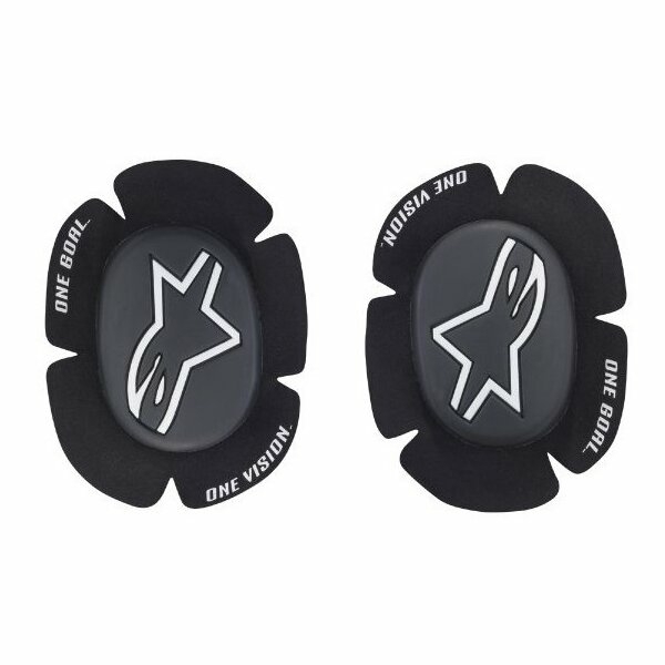 Slidere pentru genunchi ALPINESTARS GP SPORT EVO Alb/Negru