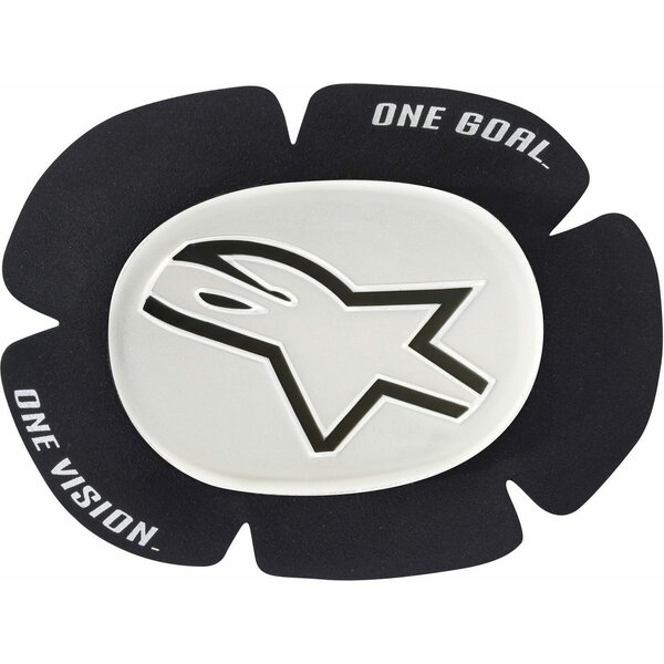 Slidere pentru genunchi ALPINESTARS GP SPORT EVO Alb/Negru, 3
