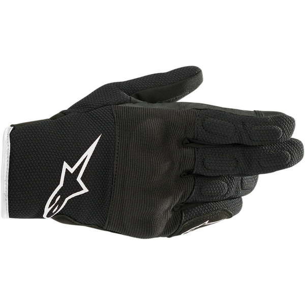 Manusi de piele dama impermeabile Alpinestars STELLA S-MAX Drystar Negru/Alb XS