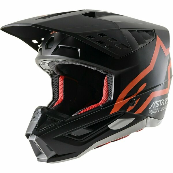 Casca cross-enduro Alpinestars Supertech S-M5 COMPASS XL Negru/Portocaliu