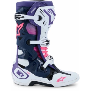 Cizme cross-enduro Alpinestars TECH 10 BOOT Negru/Alb 40.5, 22