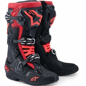 Cizme cross-enduro Alpinestars TECH 10 BOOT Negru/Alb 40.5