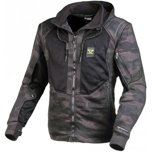 Hanorac de vara cu protectii MACNA BREEZE Albastru/Negru XXL, 8