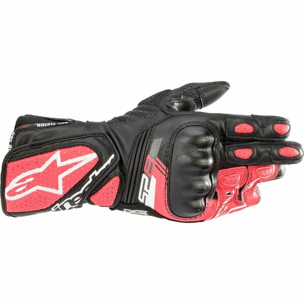 Manusi de piele dama ALPINESTARS STELLA SP-8 V3 S Negru/Alb, 5