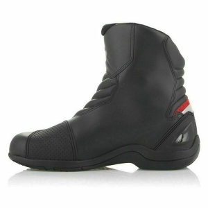 Cizme moto ALPINESTARS NEW LAND DRYSTAR HONDA 40 Negru/Rosu, 6