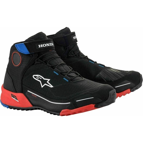 Ghete moto ALPINESTARS HONDA CR-X DRYSTAR Negru/Gri/Rosu 40.5, 4
