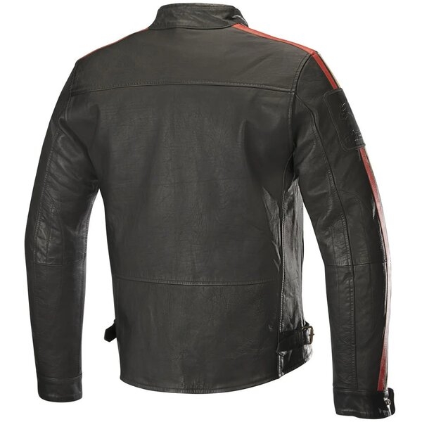 Geaca de piele Alpinestars Oscar Charlie Honda Edition L Negru/Bej/Rosu, 4