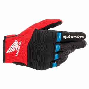 Manusi moto ALPINESTARS HONDA COPPER S Negru/Rosu/Albastru