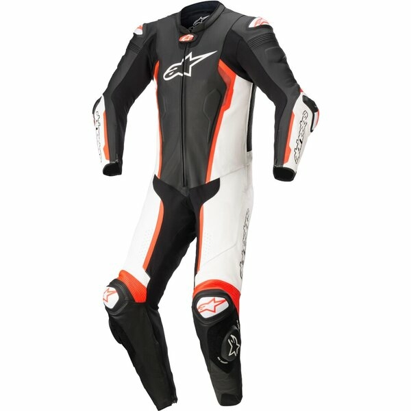 Combinezon de piele 1 piesa Alpinestars Missile V2 Tech Air Ready 48 Negru/Alb/Rosu