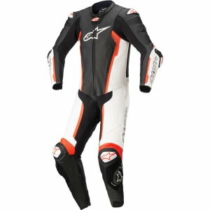 Combinezon de piele 1 piesa Alpinestars Missile V2 Tech Air Ready 48 Negru/Alb/Rosu
