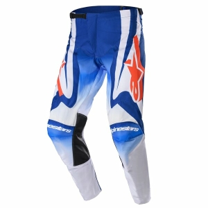 Pantaloni cross-enduro ALPINESTARS RACER SEMI 2023 30 Albastru/Alb
