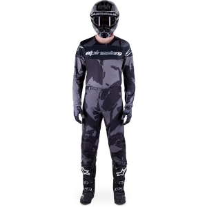 Tricou cross-enduro ALPINESTARS RACER TACTICAL S Negru/Camo/Rosu, 7