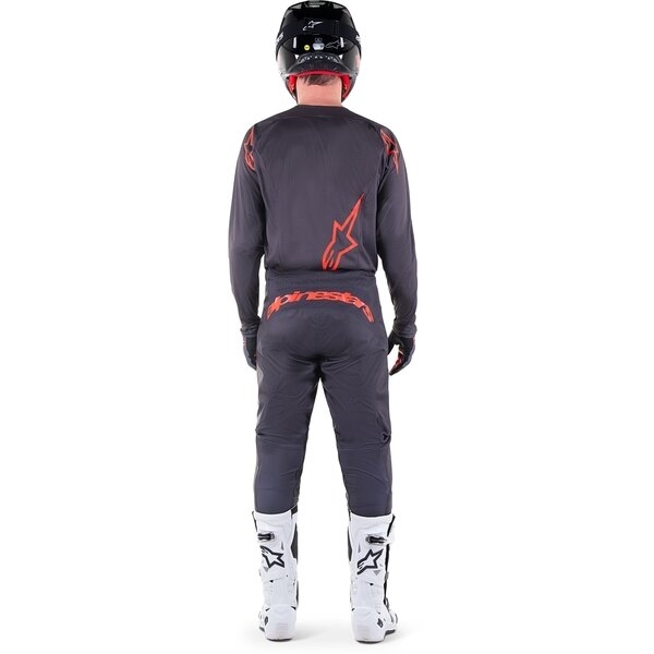 Tricou cross-enduro ALPINESTARS FLUID LURV S Alb/Negru, 3