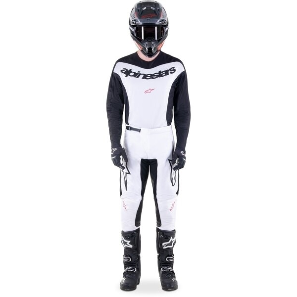 Tricou cross-enduro ALPINESTARS FLUID LURV S Alb/Negru, 10