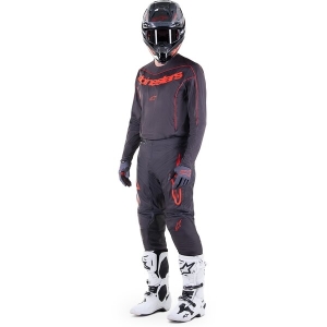 Tricou cross-enduro ALPINESTARS FLUID LURV S Alb/Negru, 4