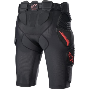 Pantaloni scurti cu protectii ALPINESTARS BIONIC PRO S Negru/Rosu, 3