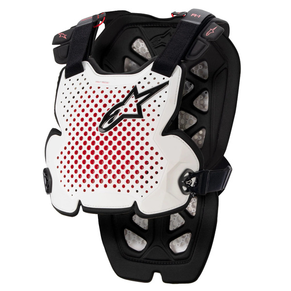 Armura piept si spate ALPINESTARS A-1 PRO Alb/Negru/Rosu M/L, 3