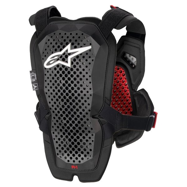 Armura piept si spate ALPINESTARS A-1 PRO Alb/Negru/Rosu M/L, 4