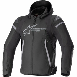 Geaca textil impermeabila ALPINESTARS ZACA S Negru/Alb