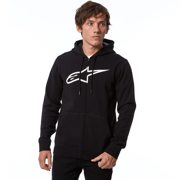 Hanorac ALPINESTARS AGELESS II ZIP Fleece S Negru/Alb, 5
