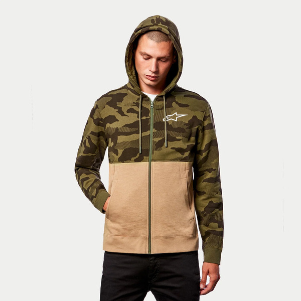 Hanorac ALPINESTARS CAMO BLOCK S Gri Camo/Rosu, 4