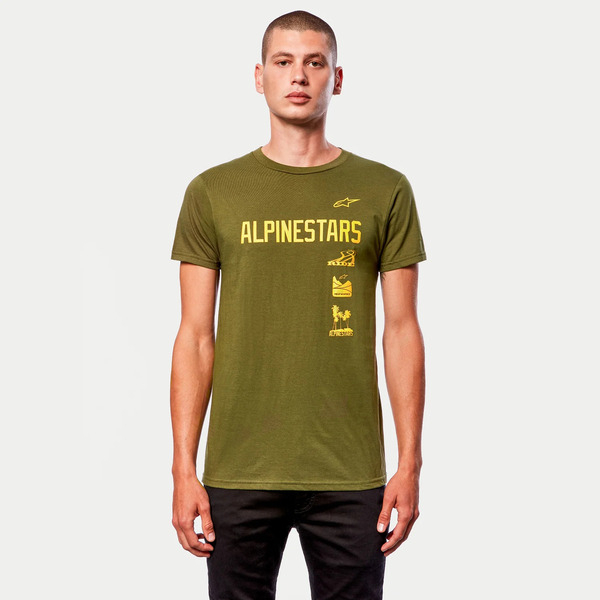 Tricou ALPINESTARS STACKER Negru S, 4