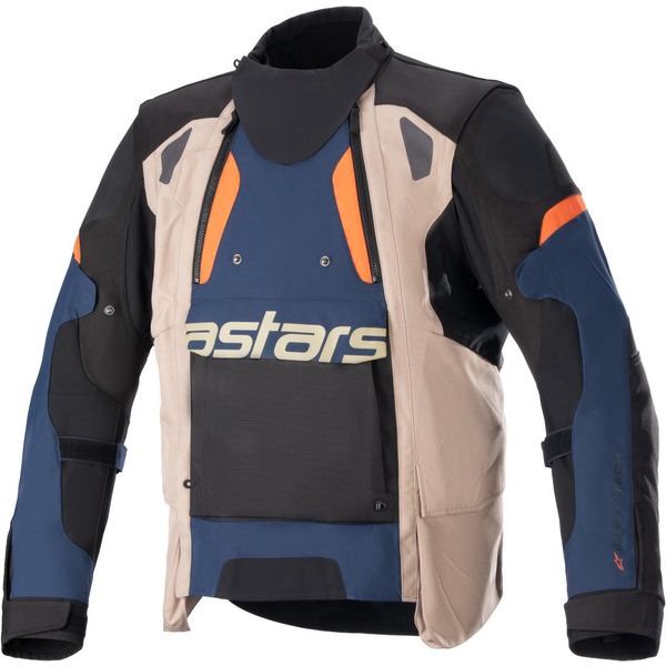 Geaca textil adventure/touring ALPINESTARS HALO DRYSTAR M Negru/Albastru/Kaki, 2