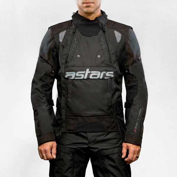 Geaca textil adventure/touring ALPINESTARS HALO DRYSTAR M Bej/Negru/Galben fluo, 4