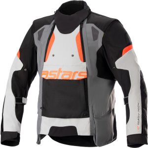 Geaca textil adventure/touring ALPINESTARS HALO DRYSTAR M Bej/Negru/Galben fluo, 18