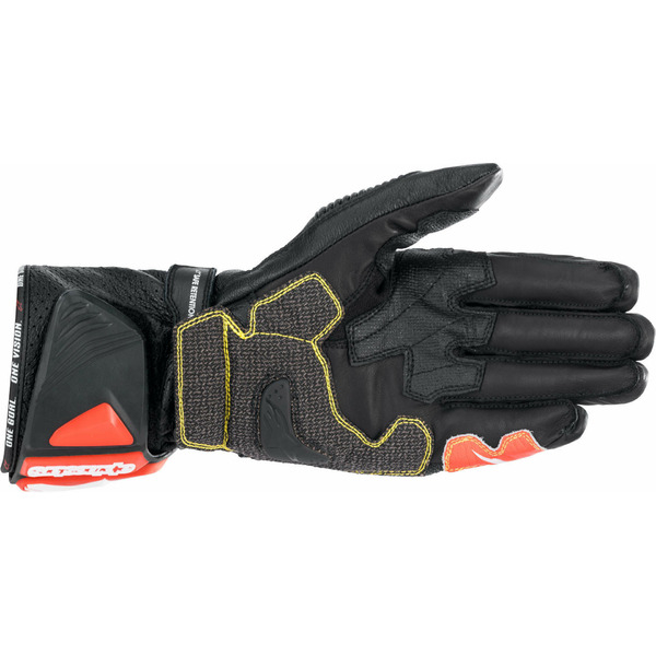 Manusi de piele race ALPINESTARS GP TECH V2 M Negru/Alb, 5
