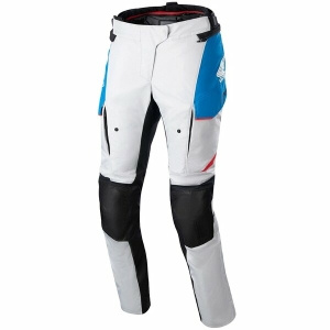 Pantaloni dama textil impermeabili Alpinestars HONDA STELLA ANDES V3 DRYSTAR S Negru/Gri deschis/Albastru