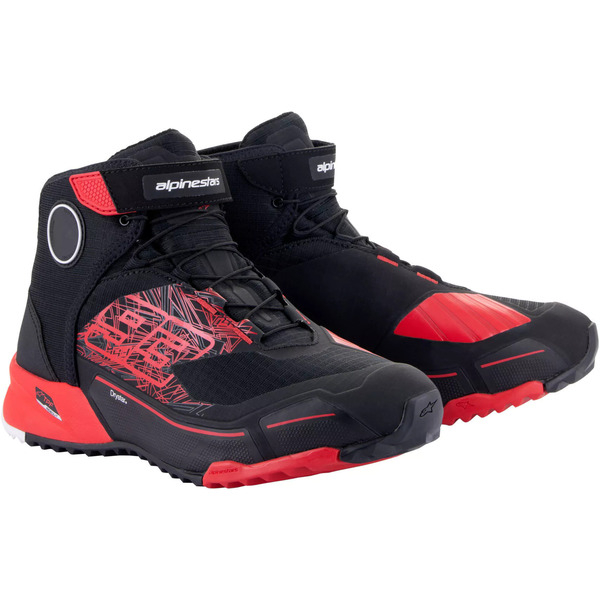 Ghete moto ALPINESTARS MM93 CR-X DRYSTAR 39 Negru/Rosu, 9
