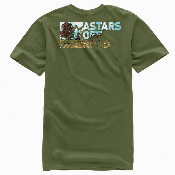 Tricou ALPINESTARS PAINTED S Verde military, 7