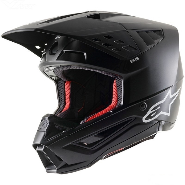 Casca cross-enduro Alpinestars Supertech S-M5 SOLID ECE 22.06 XS Negru mat