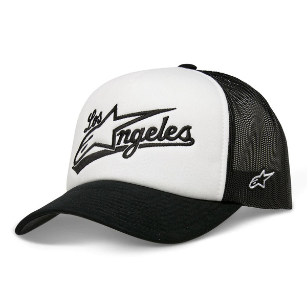 Sapca ALPINESTARS LOS ANGELES FOAM TRUCKER Hat Alb/Negru