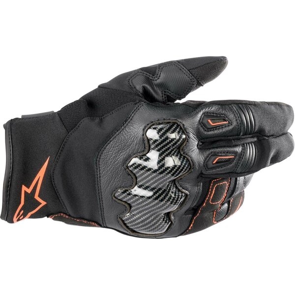 Manusi de piele sport impermeabile ALPINESTARS SMX-1 Drystar XXL Negru/Negru, 3
